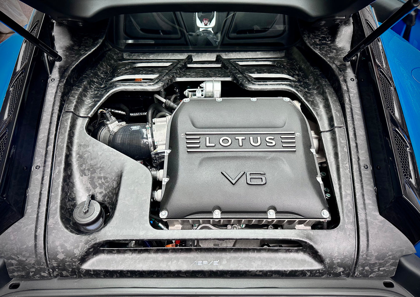 Emira V6 Carbon Fibre Engine Surround