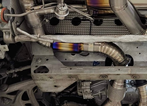 Titanium track-day silencer by GT AUSTRALIA