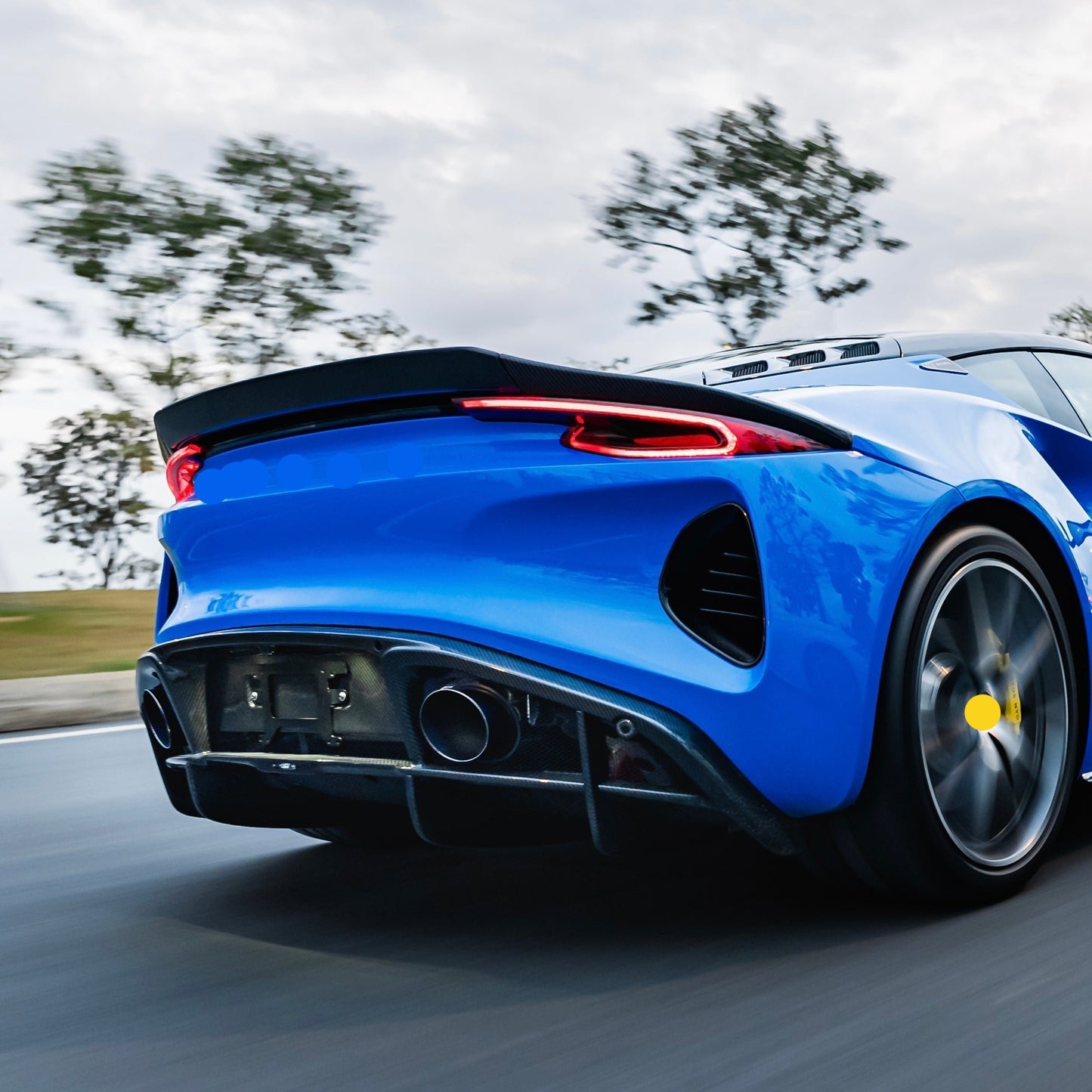 Emira Carbon Fibre Rear Wing by Aerie Performance