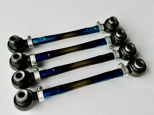 Emira Titanium Alloy Rear Toe link kit by Boomgear