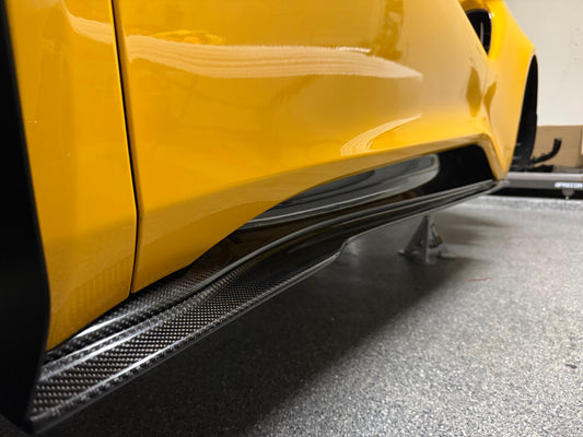 Emira Carbon Fiber OEM Moulded Side Skirts (Replacement)