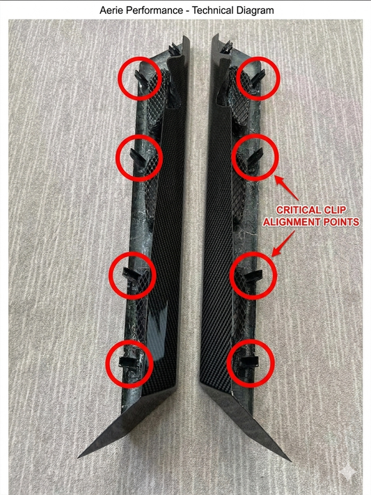 Emira Carbon Fiber Engine Vent (Replacement)