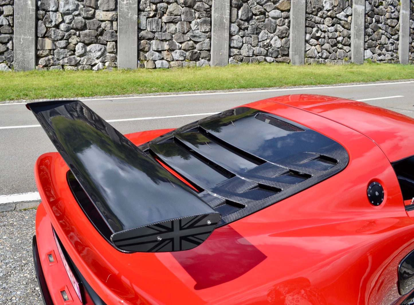 Lotus Exige V6 Carbon Fibre Louvered Tailgate