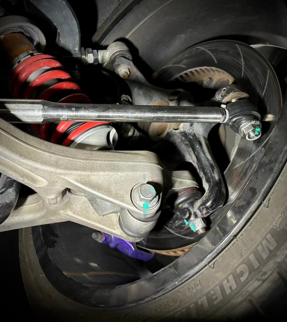 Emira adjustable front track rod ends kit by aerie performance