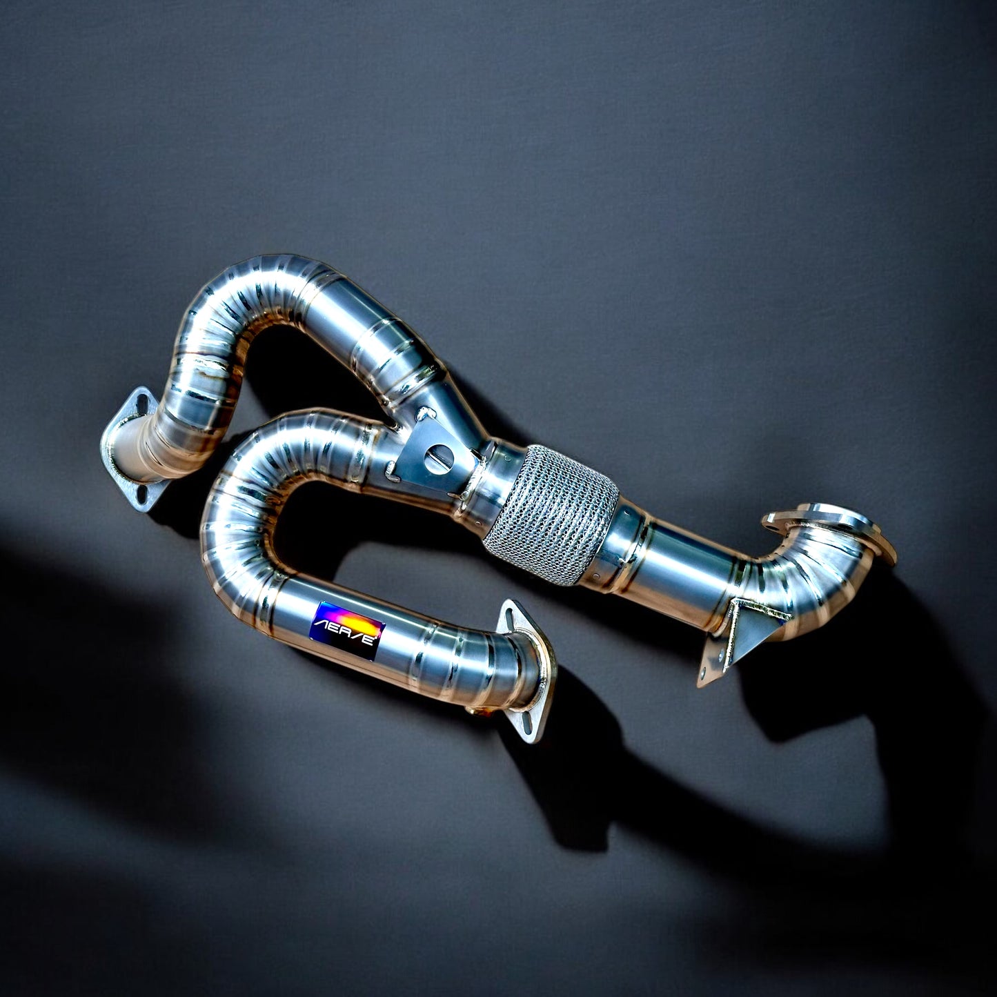 Emira V6 Titanium Y-pips By Aerie Performance.