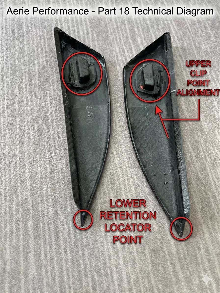 Emira Carbon Fiber Engine Vent (Replacement)