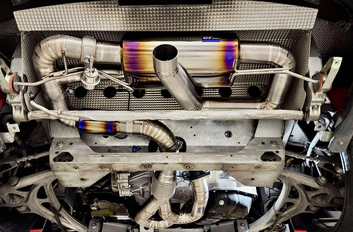 Titanium track-day silencer by GT AUSTRALIA