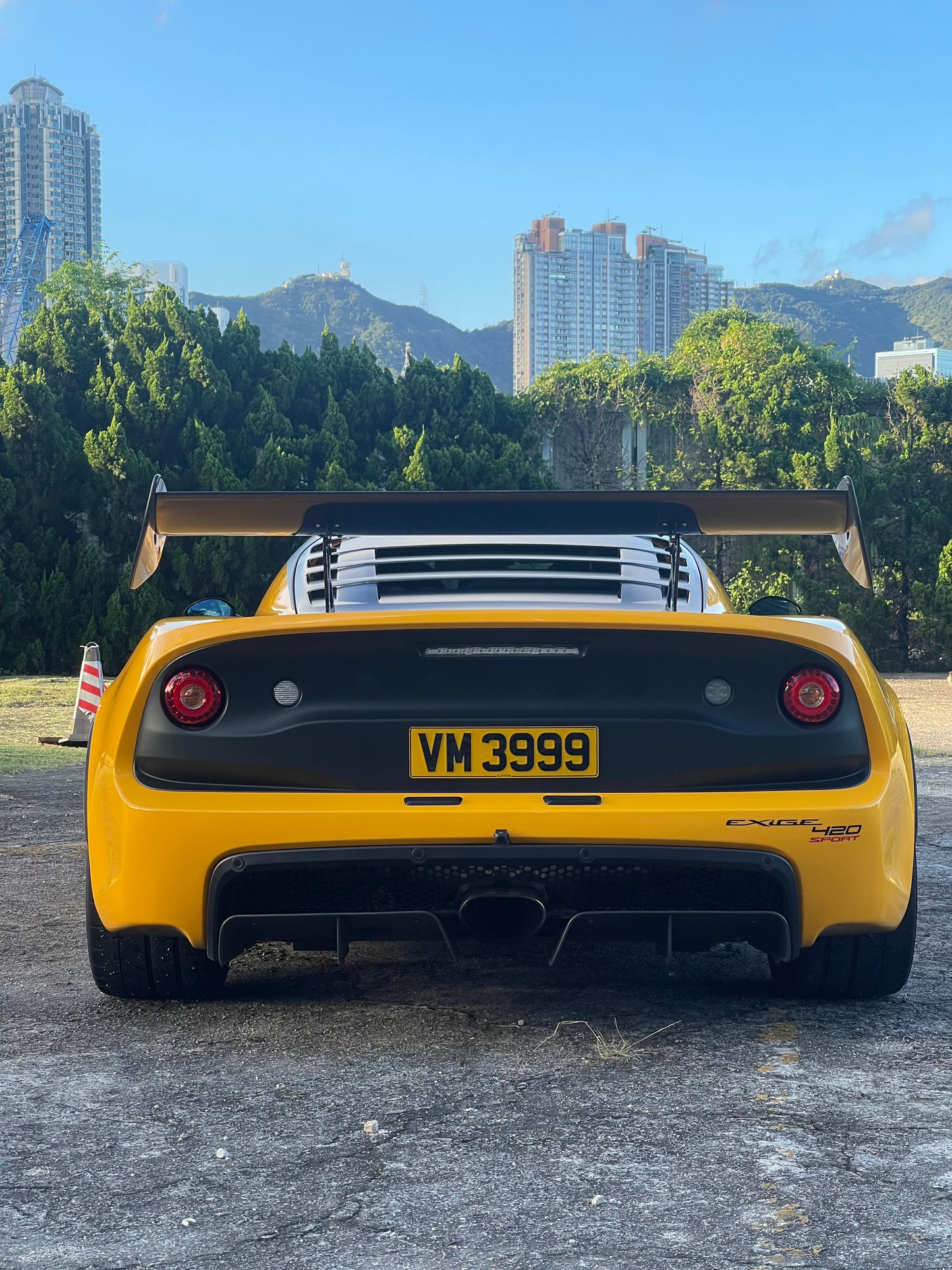 Lotus Exige CUP380 Carbon Fiber Rear Wings
