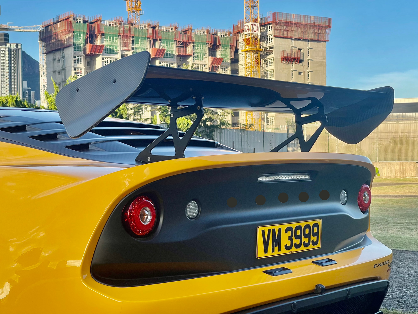 Lotus Exige CUP380 Carbon Fiber Rear Wings