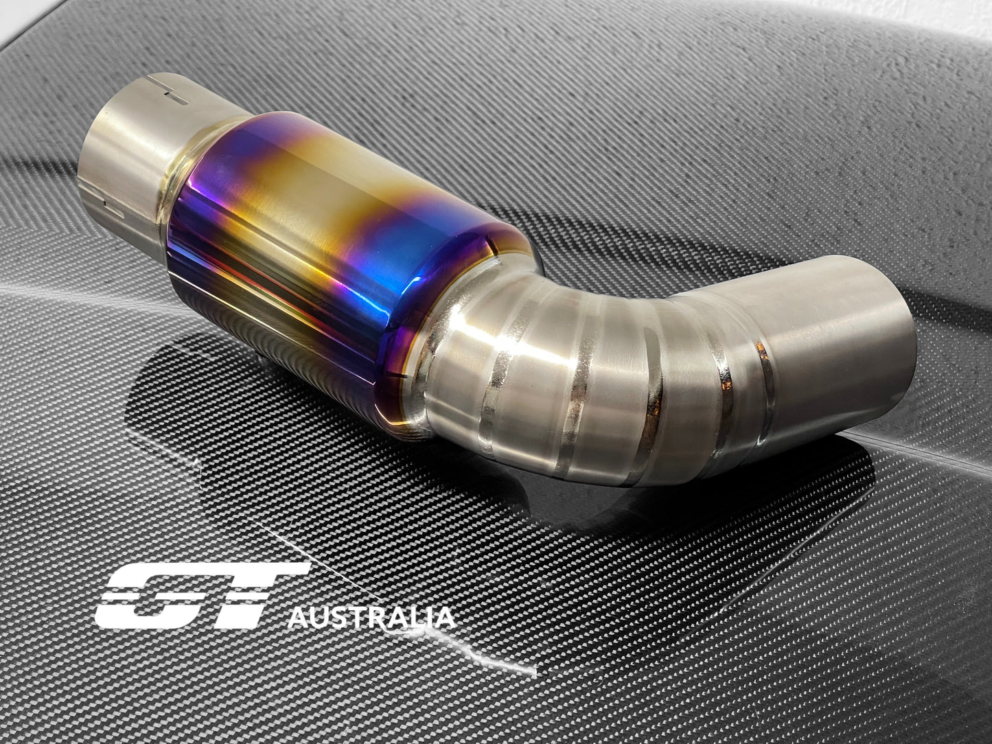 Titanium track-day silencer by GT AUSTRALIA