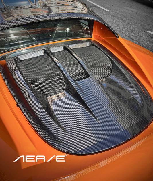 Lotus Elise V Weave Carbon Fiber Engine Cover