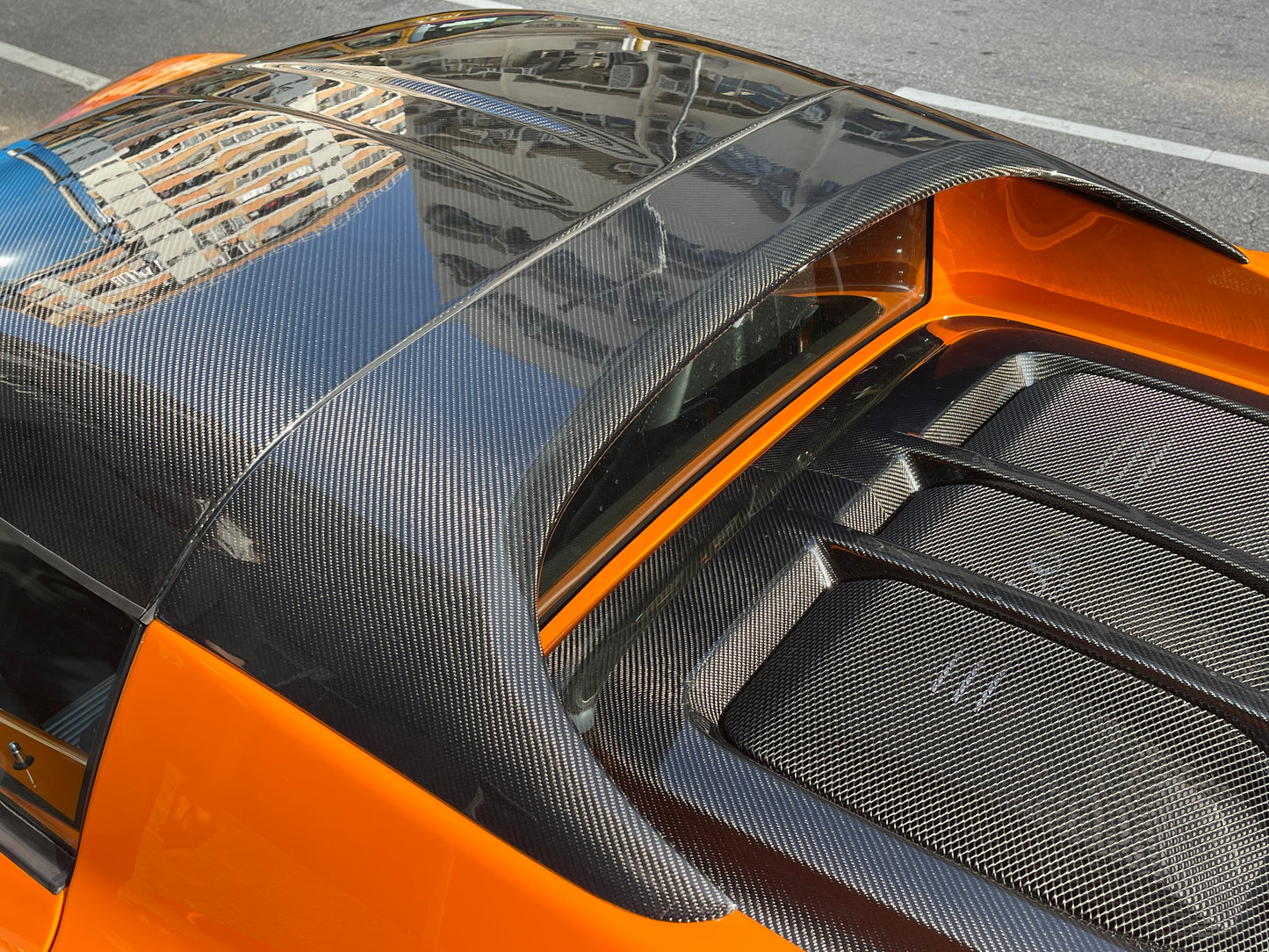 Lotus Elise V Weave Carbon Fibre Roll Cover Bar Shroud Assembly