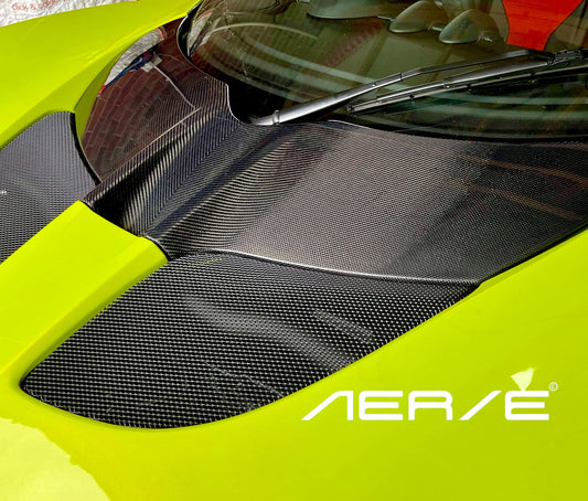 Lotus Elise V weave carbon fibre access panel