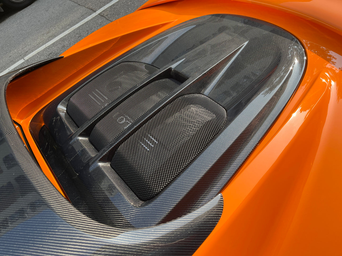 Lotus Elise V Weave Carbon Fiber Engine Cover
