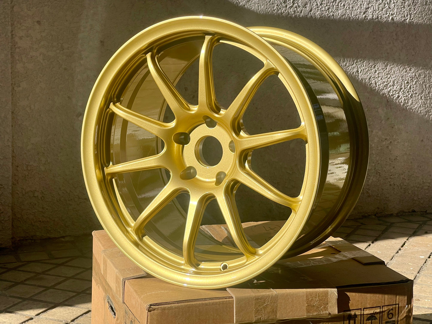 Lotus Exige V6 Forged Wheels Gold