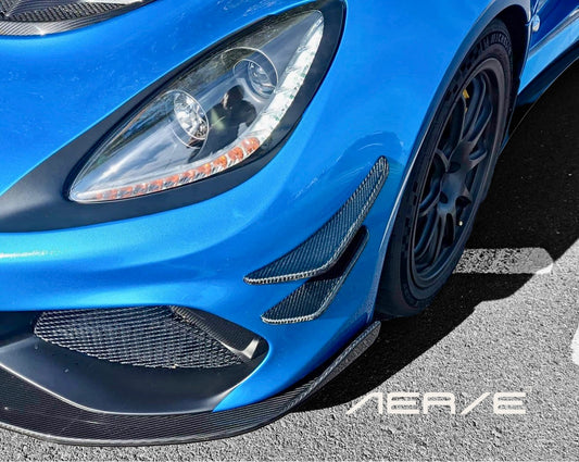 Lotus Exige Cup 380 Carbon Fibre Canards (410 sports OEM moulded version)