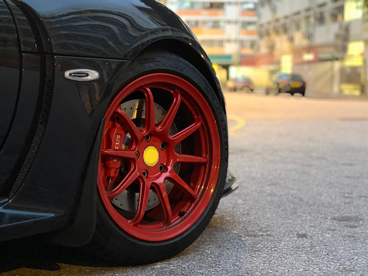 Lotus Exige V6 Forged Wheels Candy Red