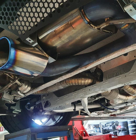 Lotus Exige CUP430 titanium y-pipe by GT Australia