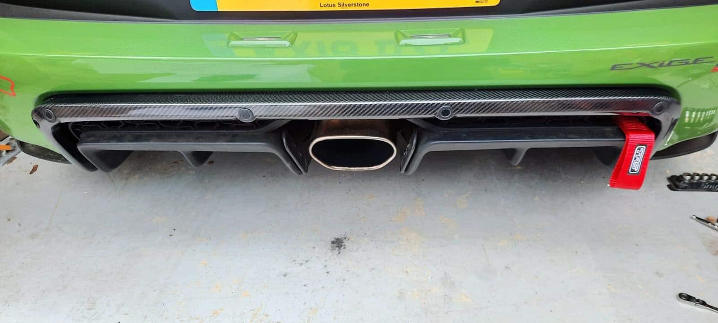 Lotus Exige V6 Carbon Fibre Rear Diffuser Finisher