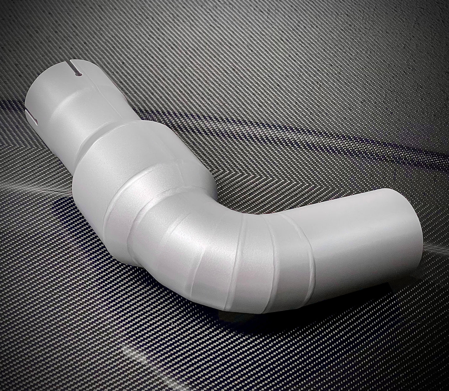 Titanium lightweight high flow sport catalyst down pipe
