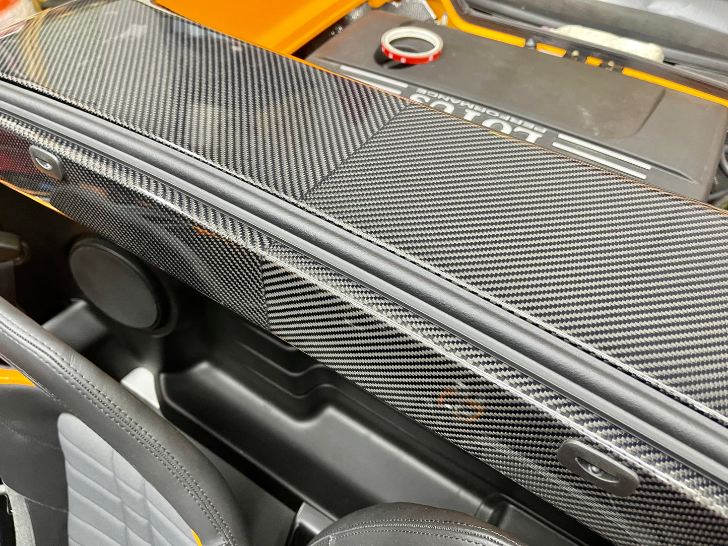 Lotus Elise V Weave Carbon Fibre Roll Cover Bar Shroud Assembly