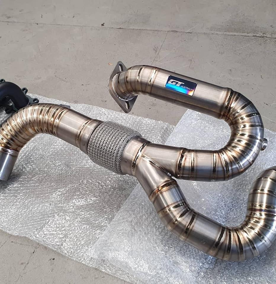 Lotus Exige CUP430 titanium y-pipe by GT Australia