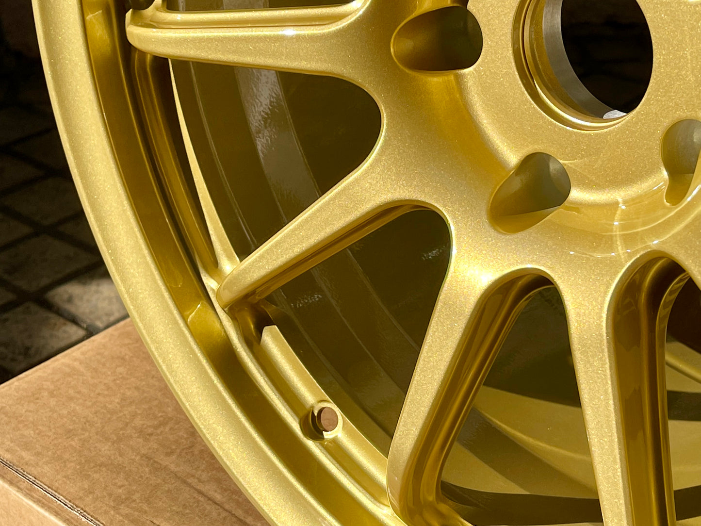 Lotus Exige V6 Forged Wheels Gold