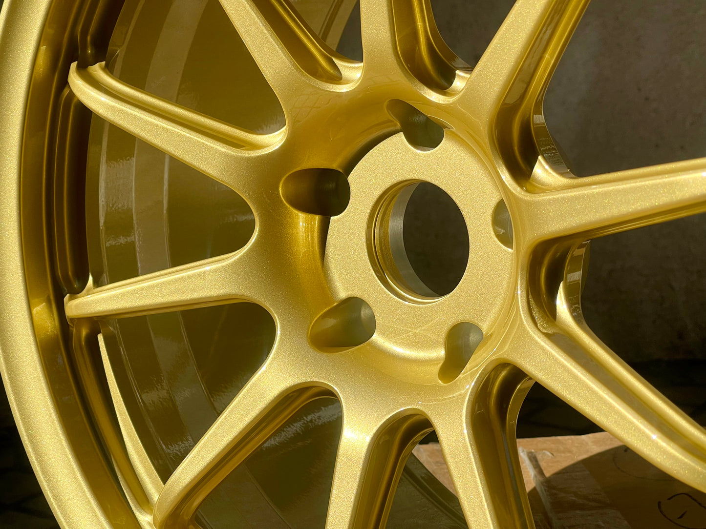 Lotus Exige V6 Forged Wheels Gold