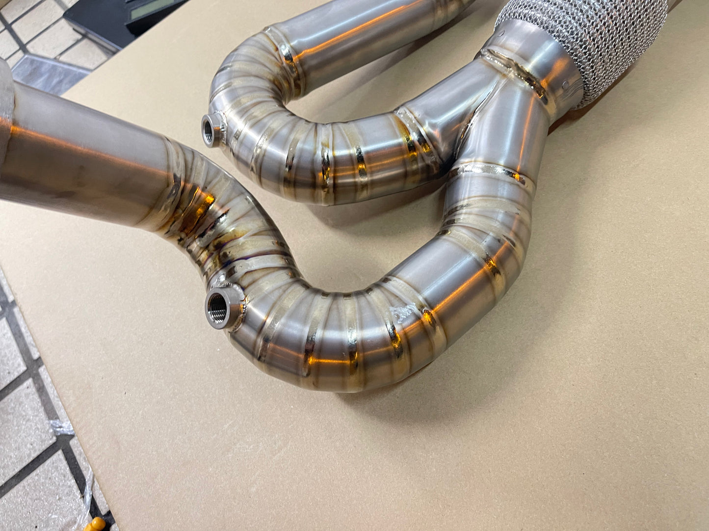 Lotus Evora titanium y-pipe by GT Australia