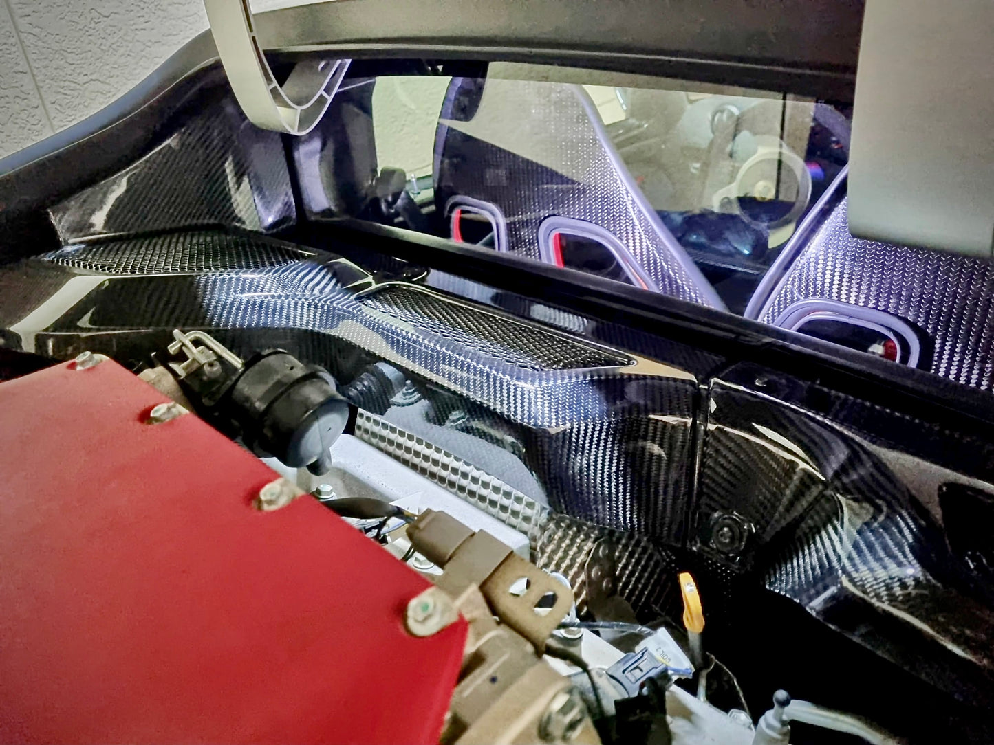 Lotus Exige Carbon Fiber Engine Bay covers