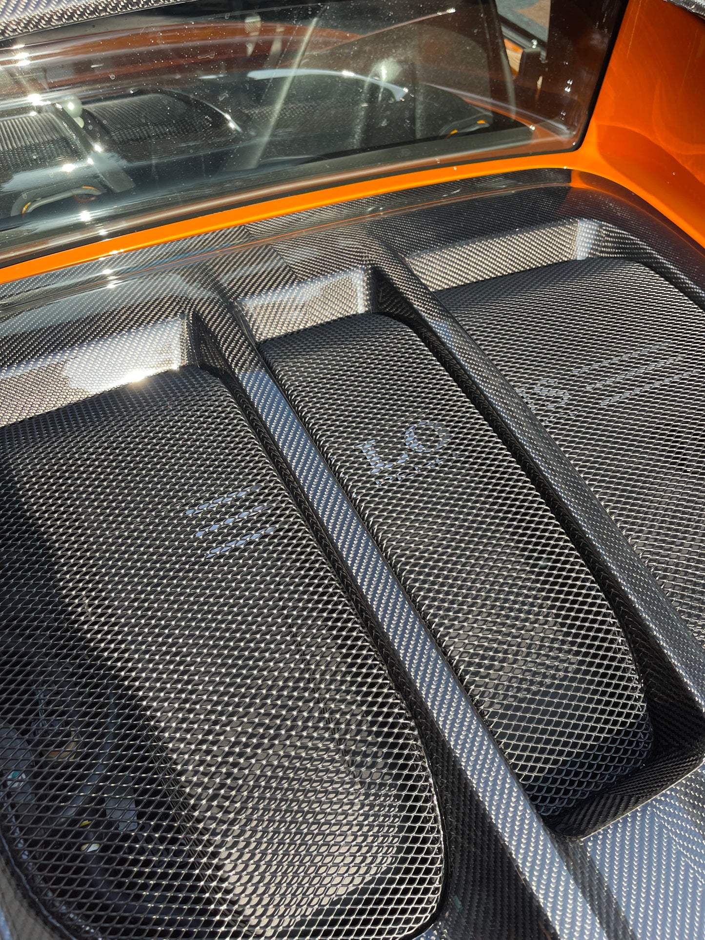Lotus Elise V Weave Carbon Fiber Engine Cover