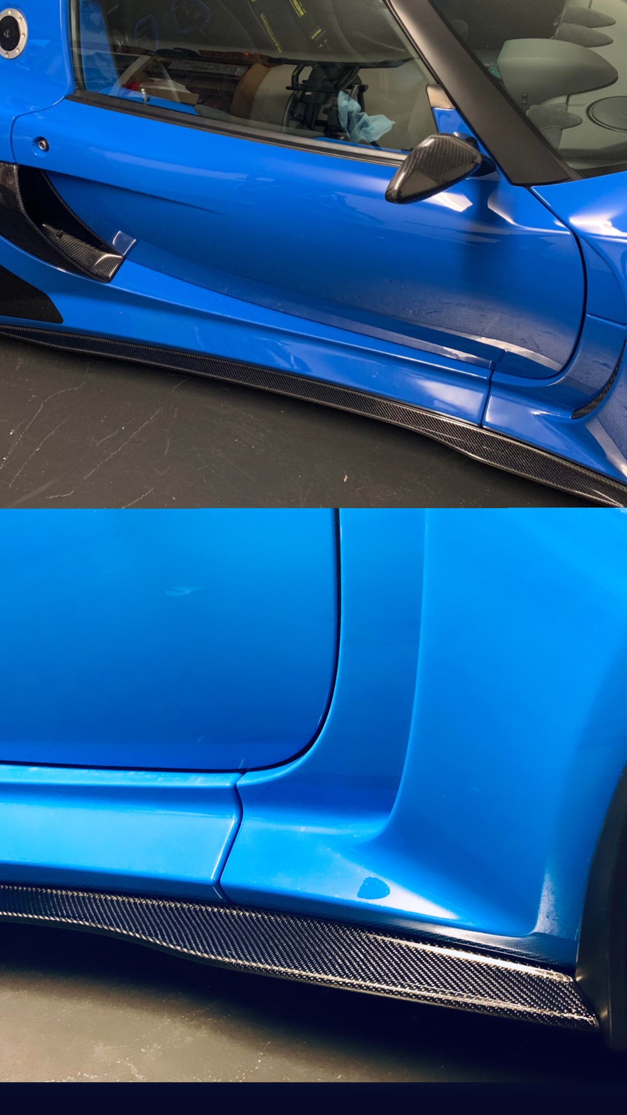 Lotus Exige V6 Carbon Fibre Side Skirts