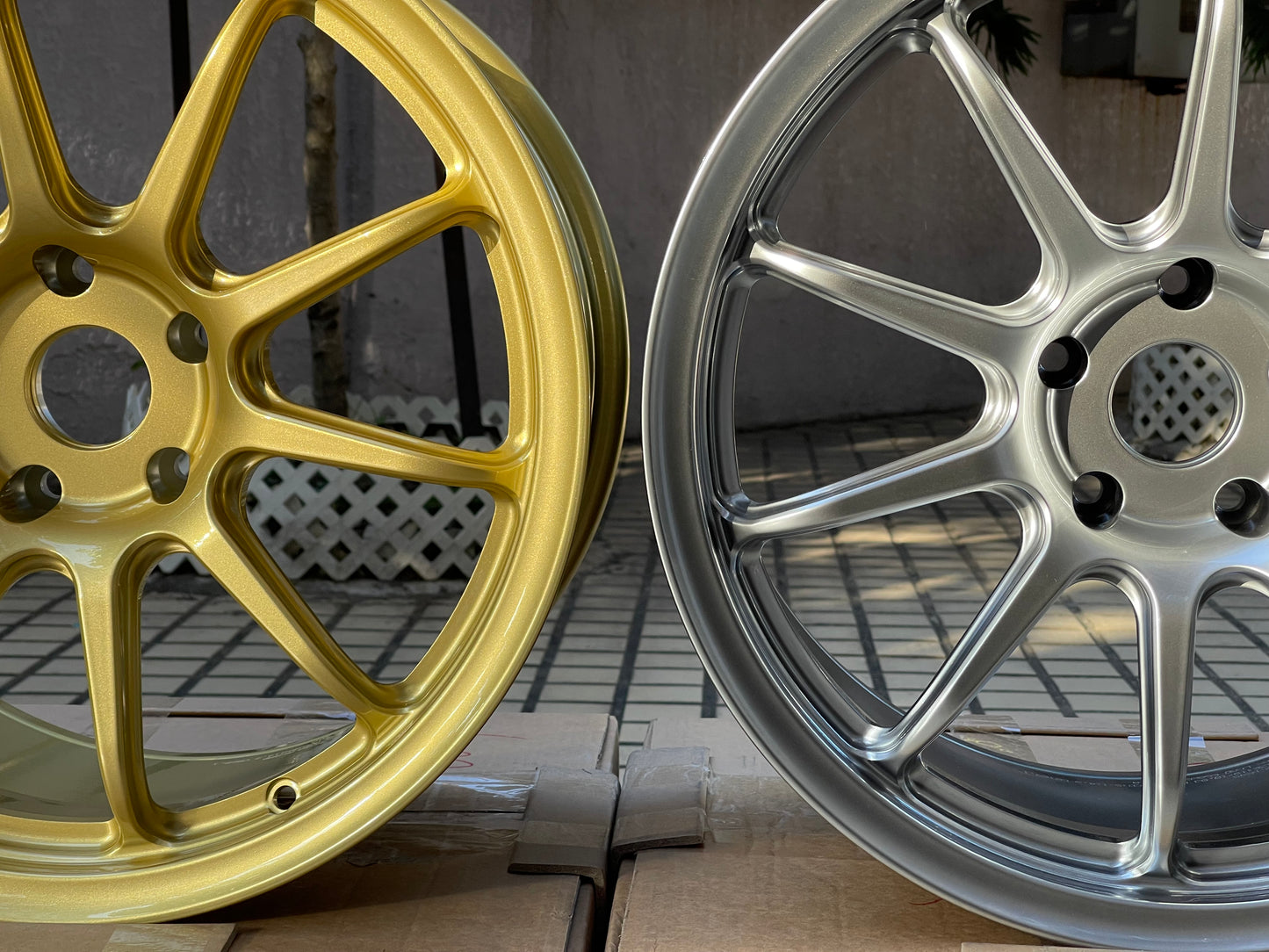 Lotus Exige V6 Forged Wheels Gold