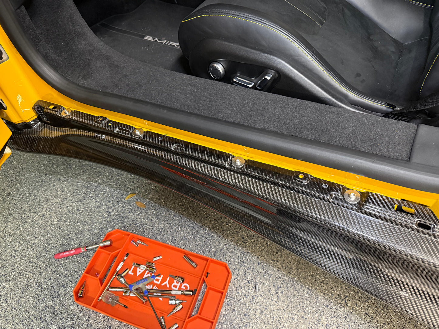 Emira Carbon Fiber OEM Moulded Side Skirts (Replacement)