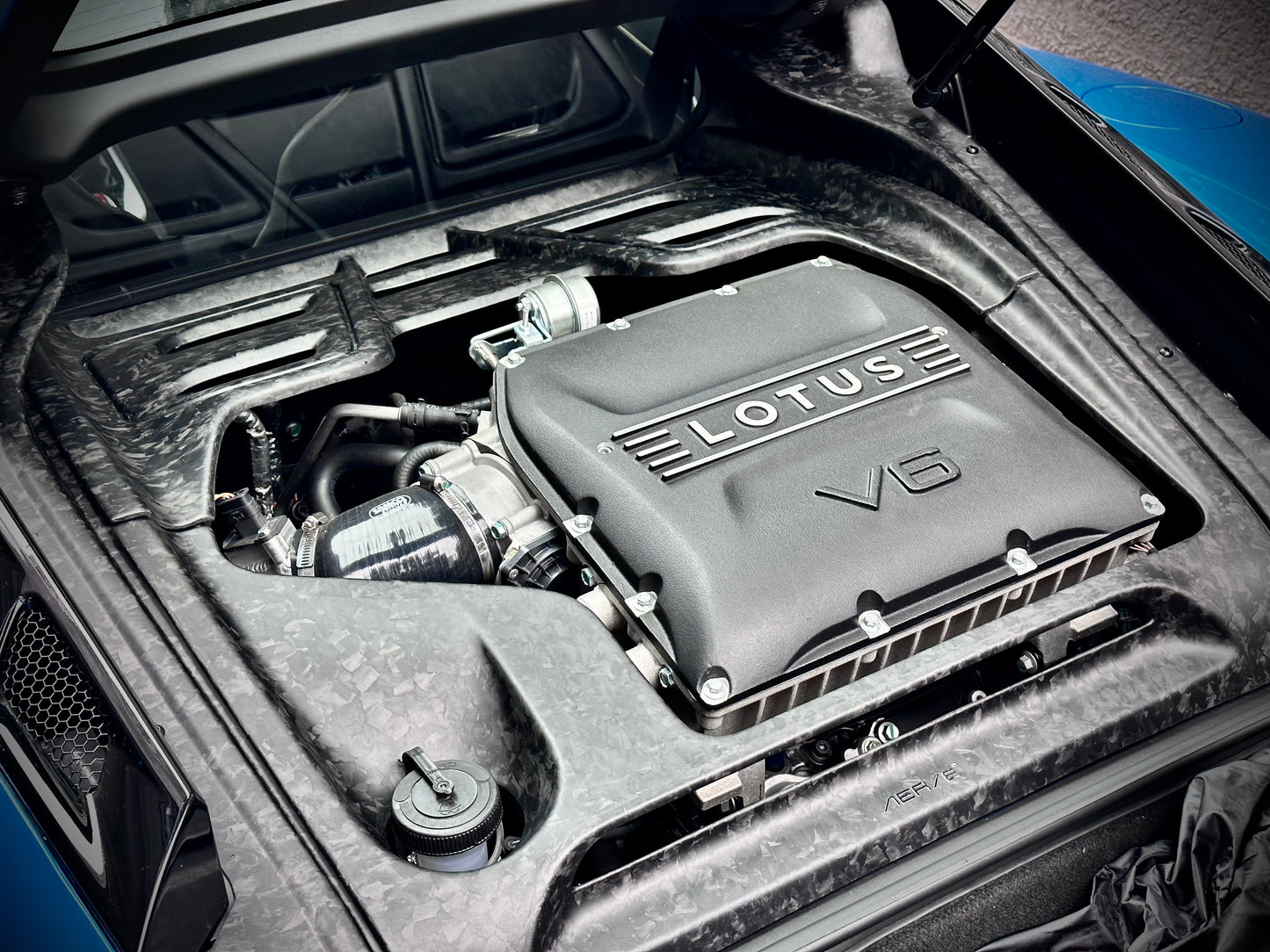 Emira V6 Carbon Fibre Engine Surround