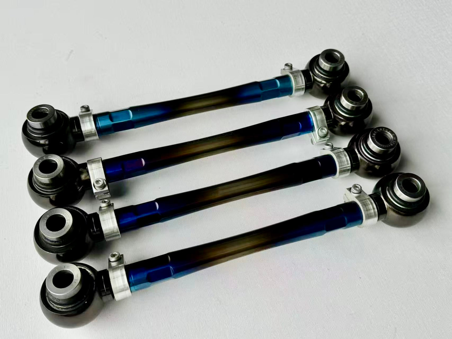 Emira Titanium Alloy Rear Toe link kit by Boomgear