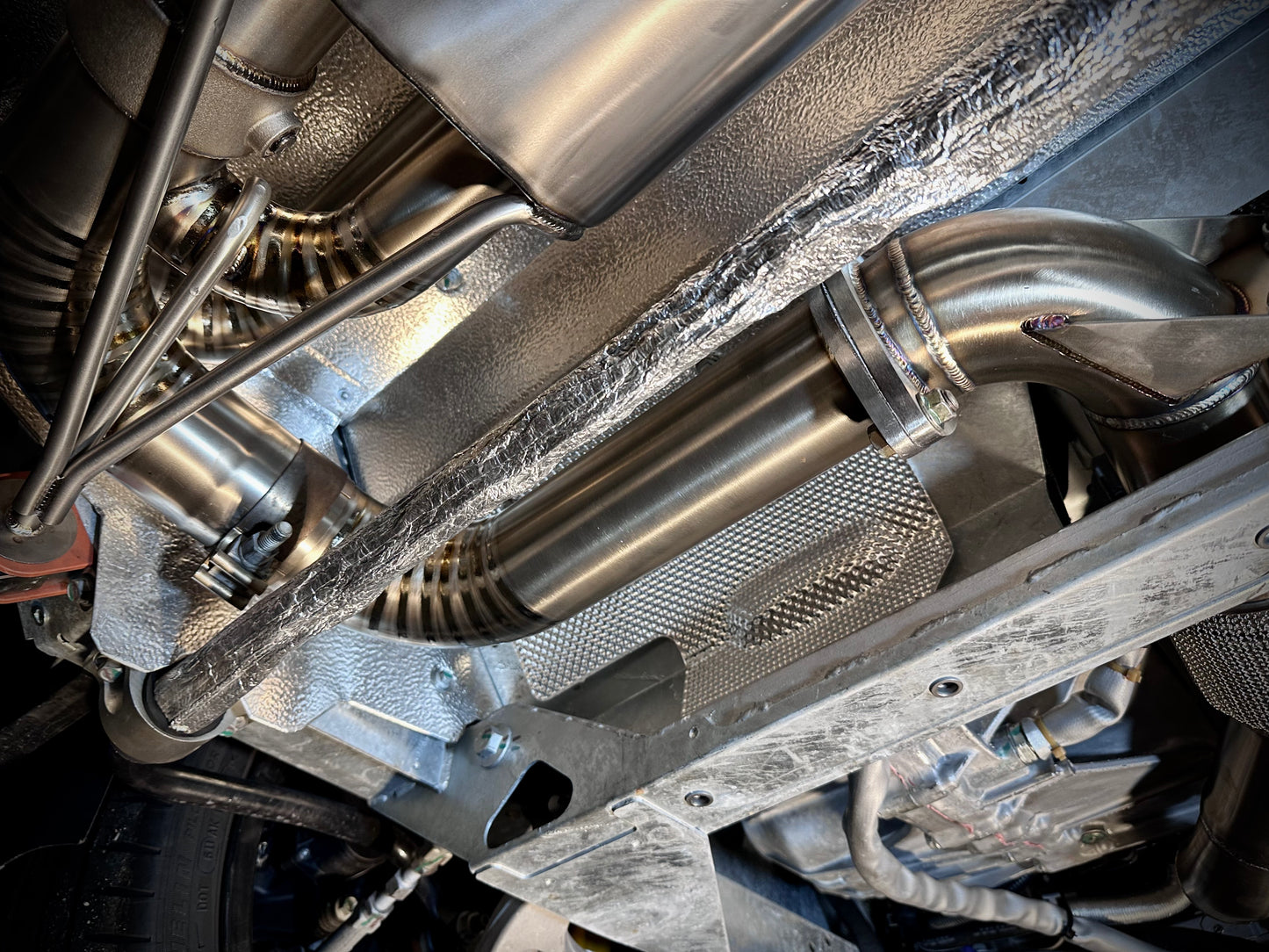 Emira V6 Titanium exhaust system by Aerie Performance