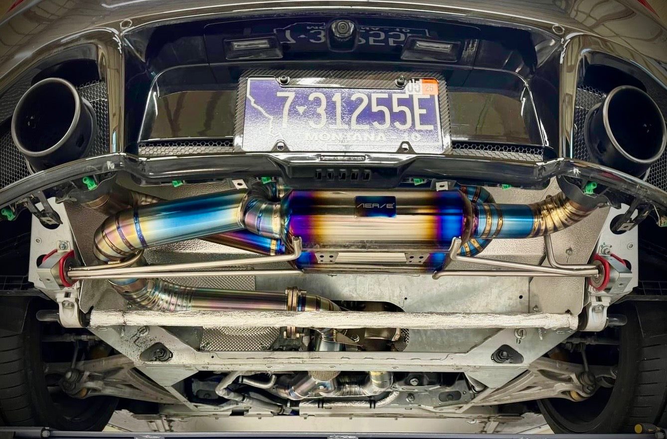 Emira Titanium Exhaust System V2 by Aerie Performance.