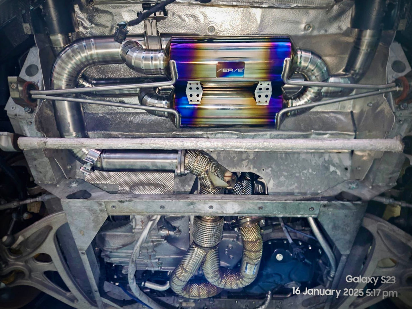 Emira Titanium Exhaust System V2 by Aerie Performance.