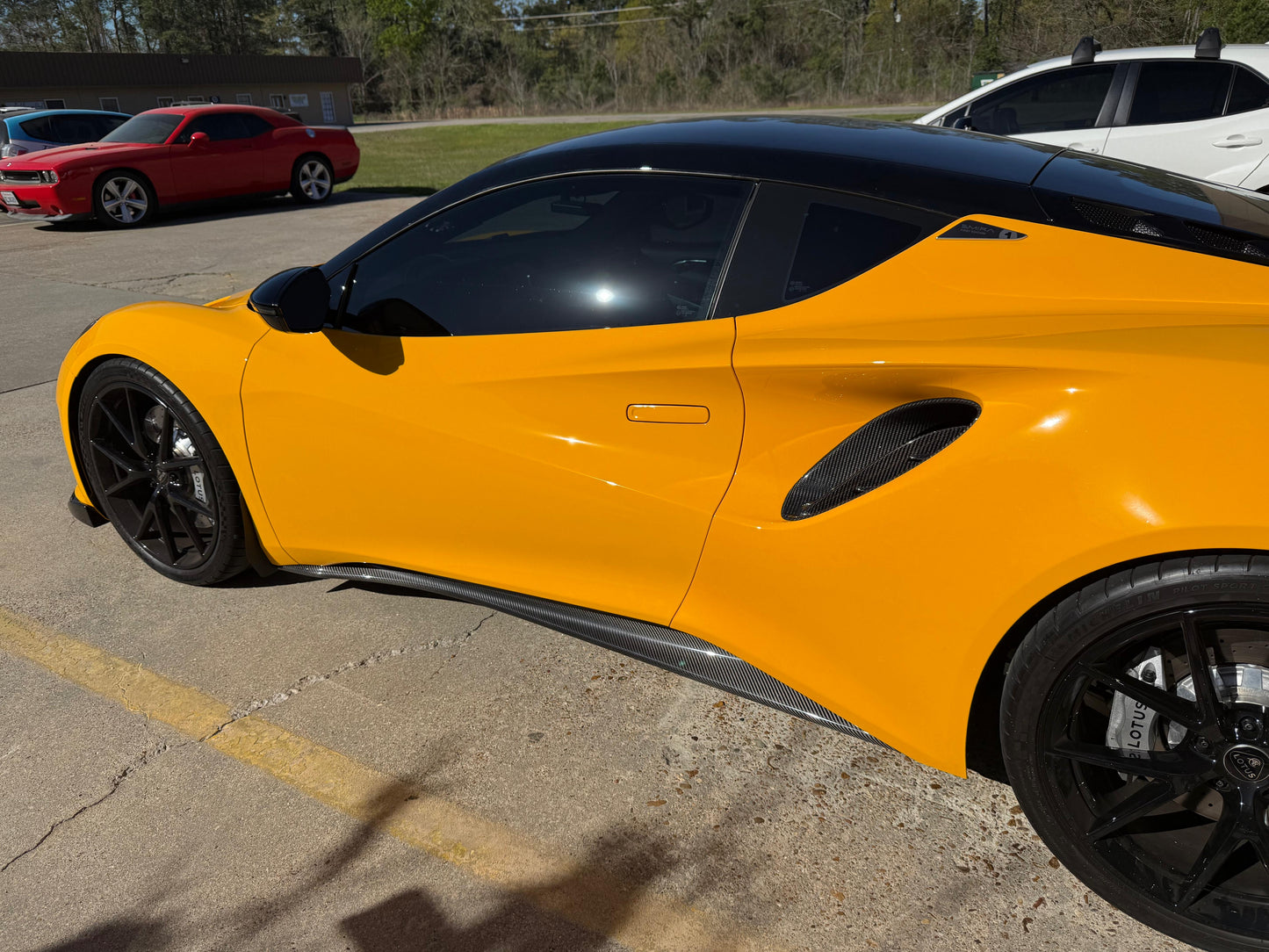 Emira Carbon Fiber OEM Moulded Side Skirts (Replacement)