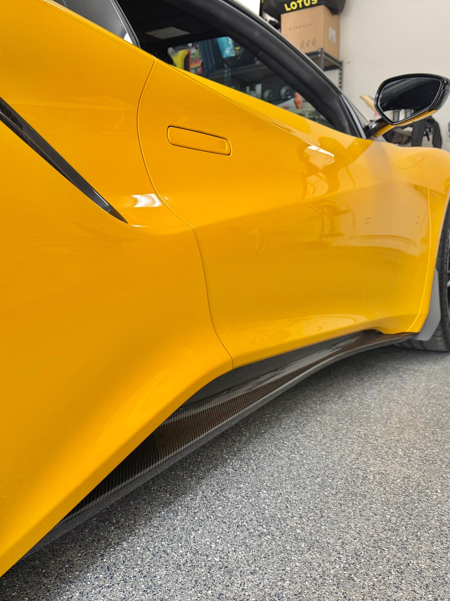 Emira Carbon Fiber OEM Moulded Side Skirts (Replacement)