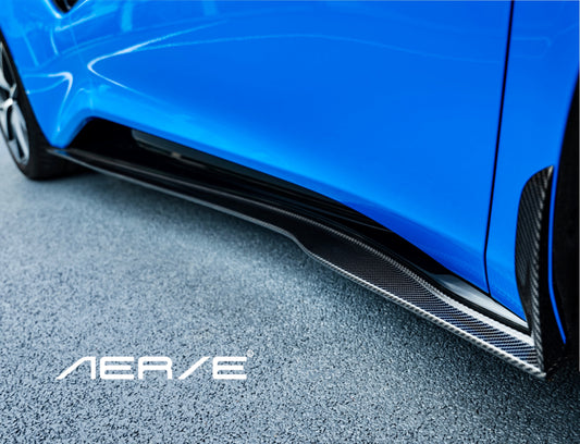 Emira Carbon Fiber side skirts by Aerie Performance