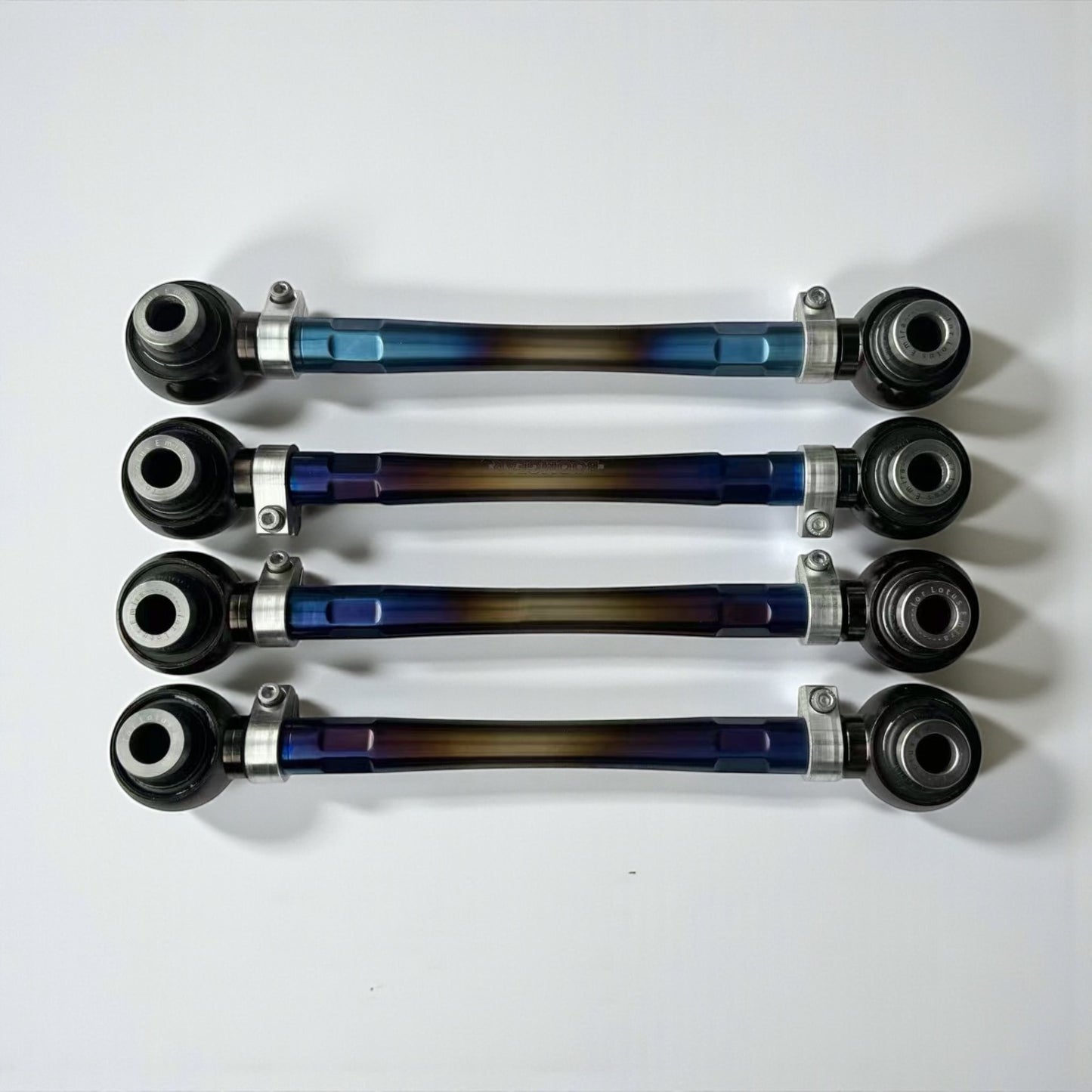 Emira Titanium Alloy Rear Toe link kit by Boomgear