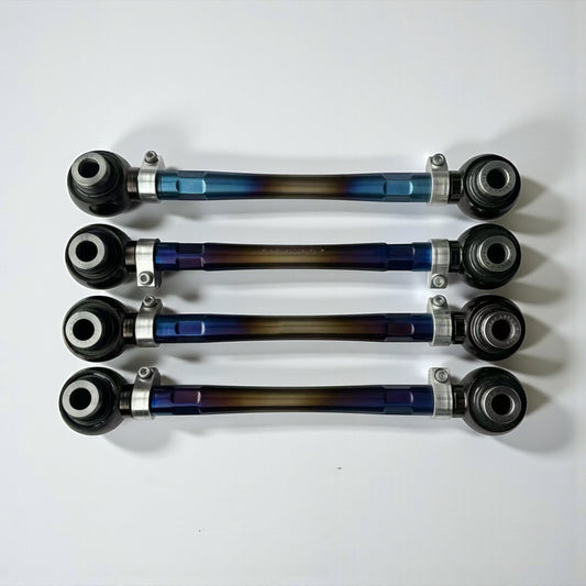 Emira Titanium Alloy Rear Toe link kit by Boomgear