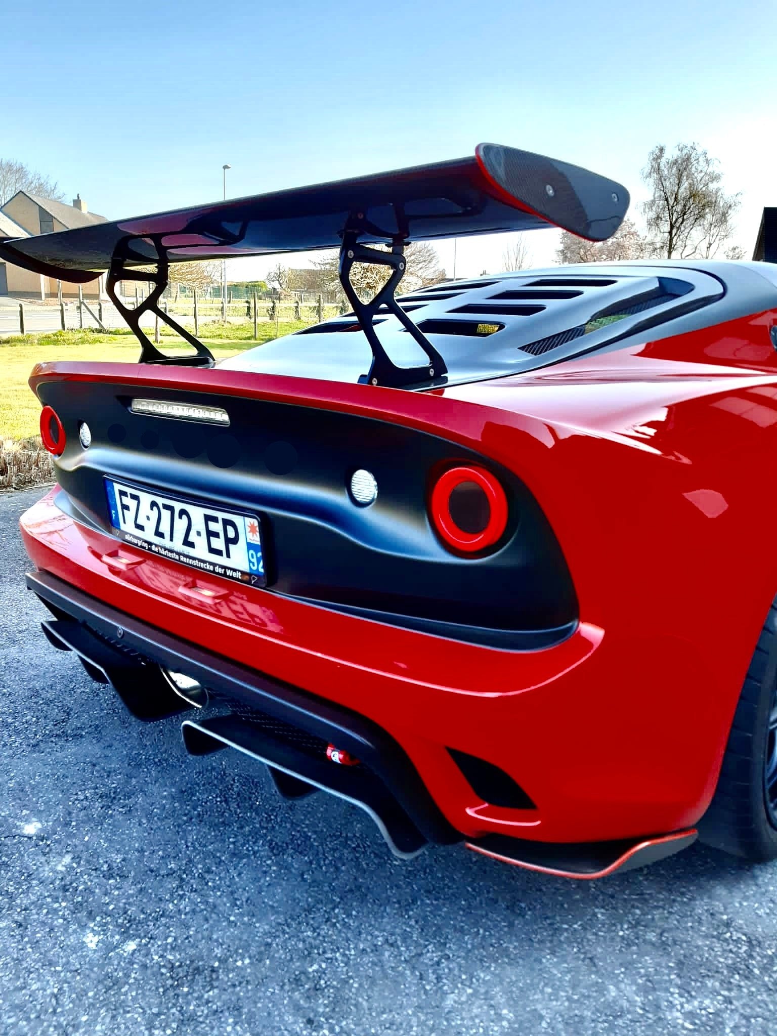 Exige Rear Lotus Exige CUP 430 Carbon Fiber Rear Wings – AERIE Performance