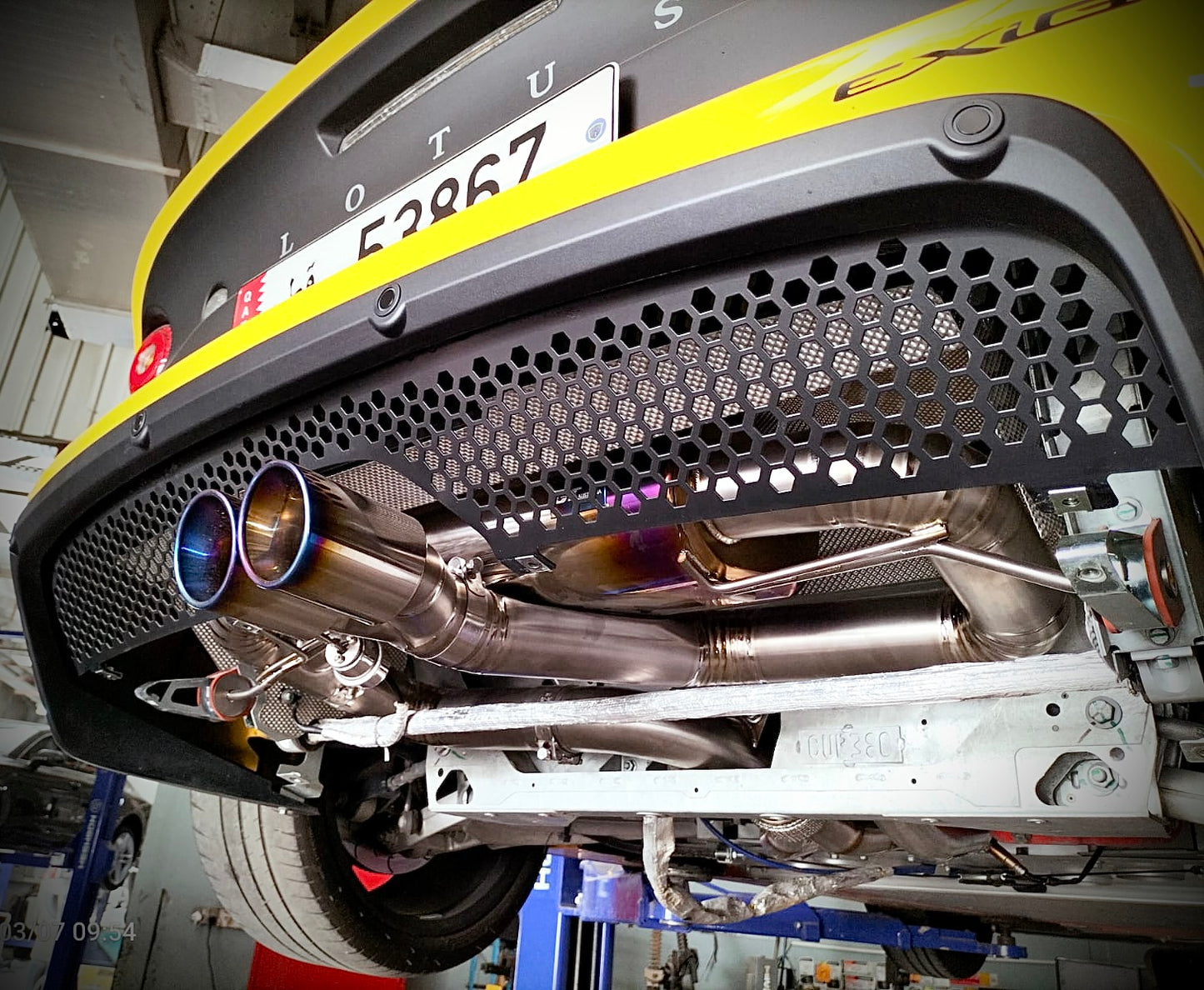 Lotus Exige 410 Sport Titanium exhaust systems by Aerie performance