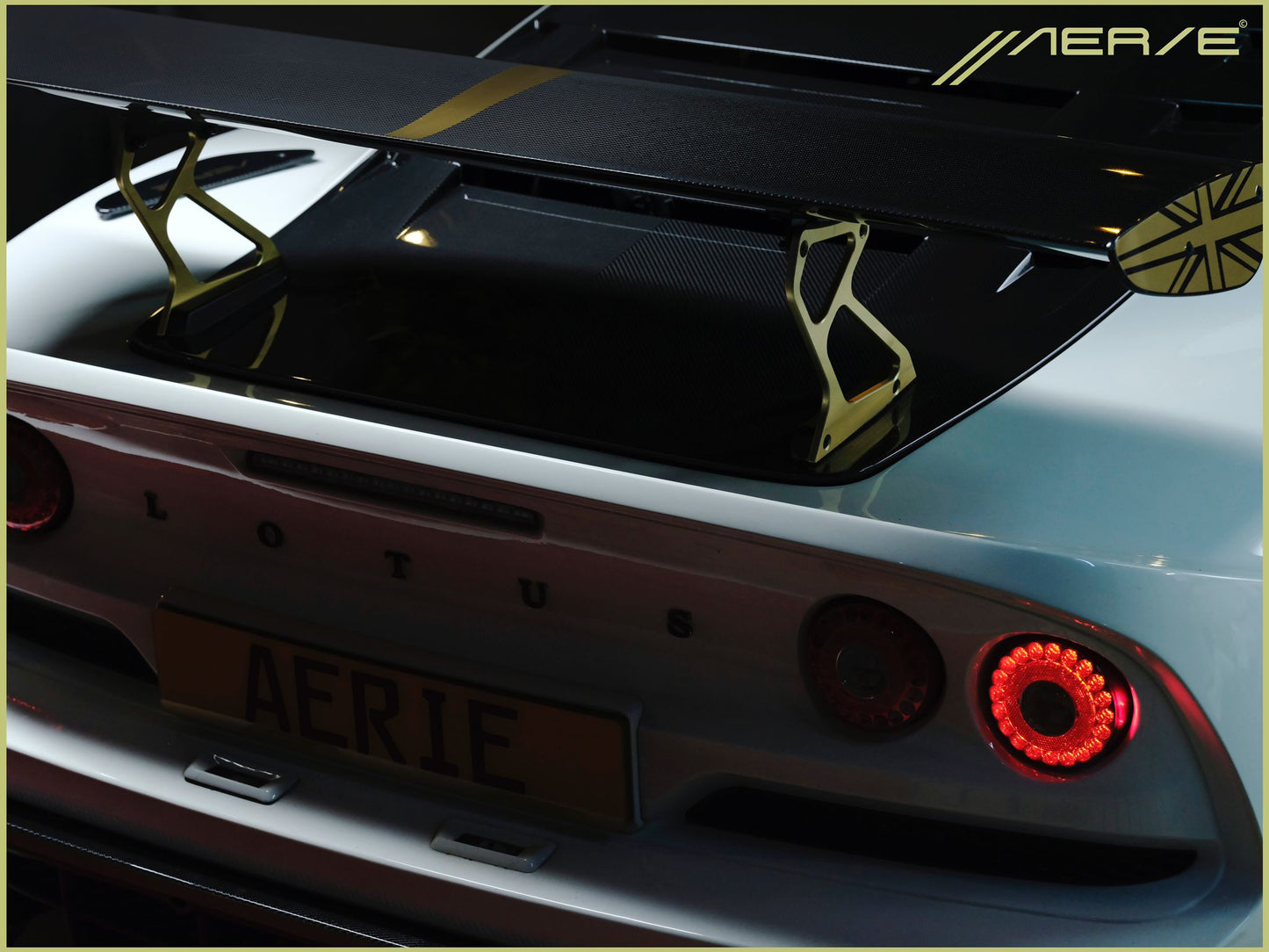 Lotus Exige V6 Carbon Fibre Louvered Tailgate