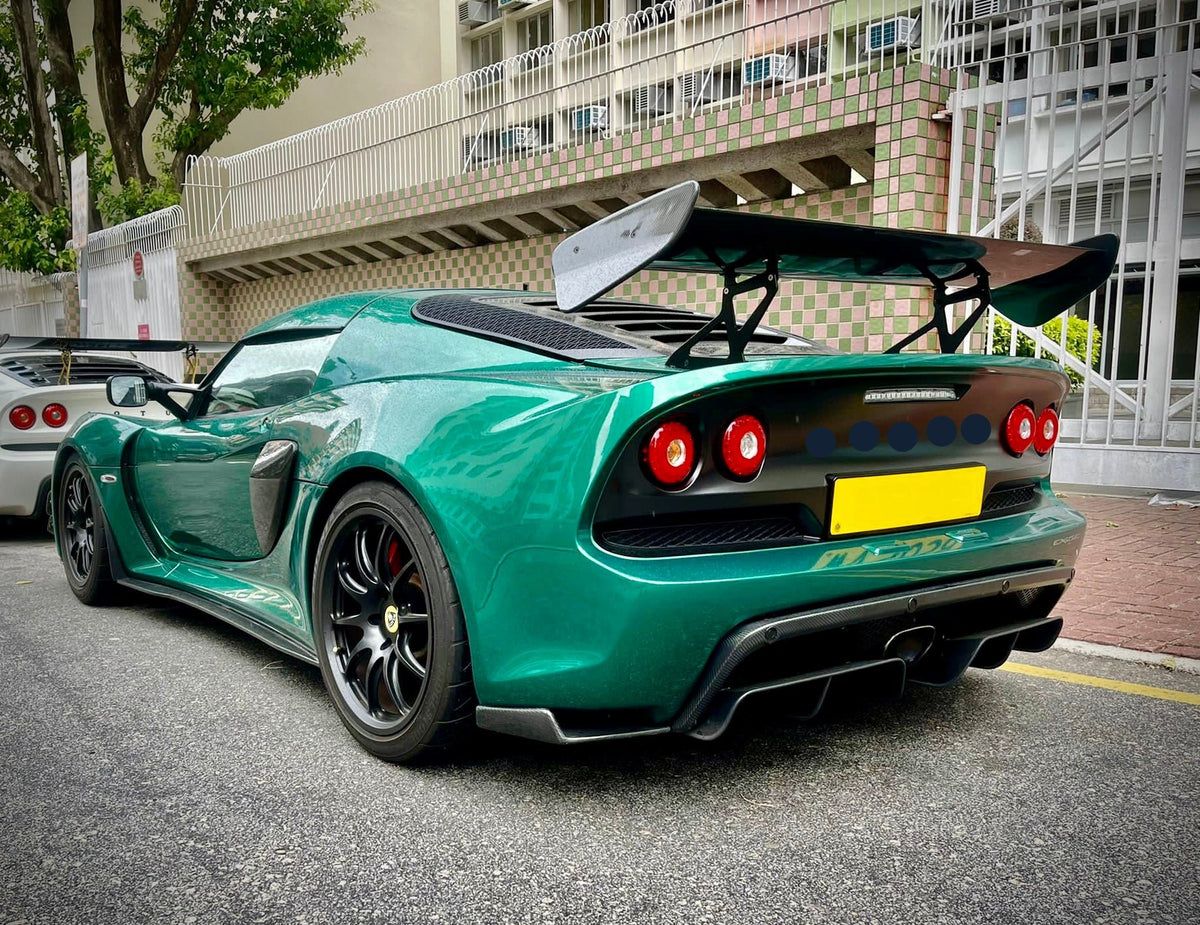 Exige Rear Lotus Exige CUP380 Carbon Fiber Rear Wings – AERIE Performance