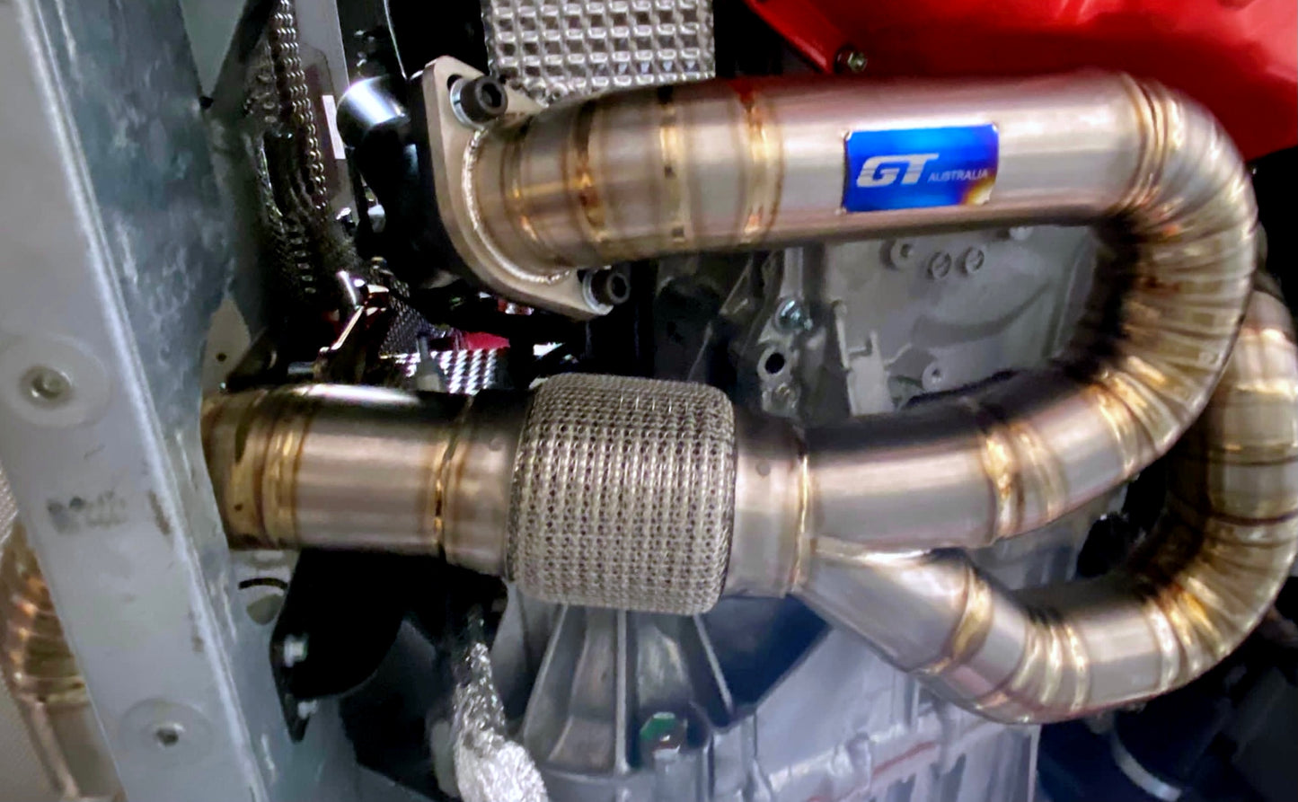 Lotus Exige CUP430 titanium y-pipe by GT Australia