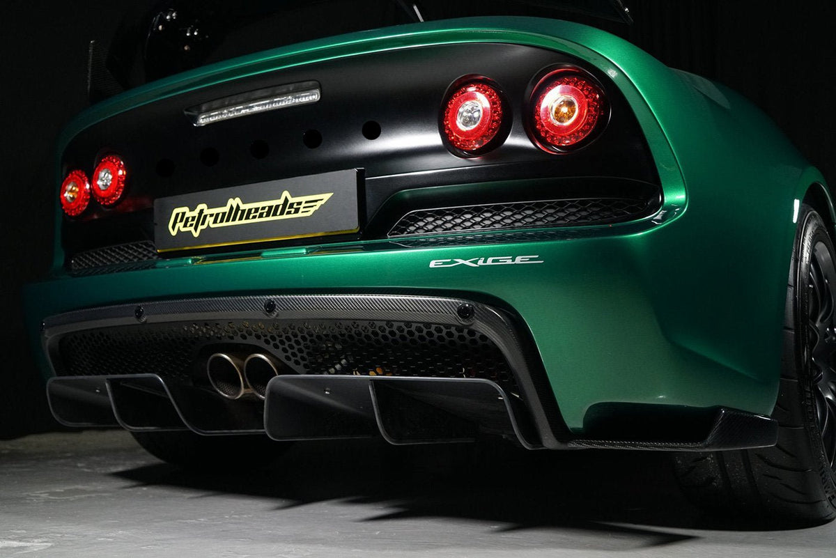 Exige Rear Lotus Exige V6 Carbon Fibre Rear Diffuser Finisher – AERIE Performance